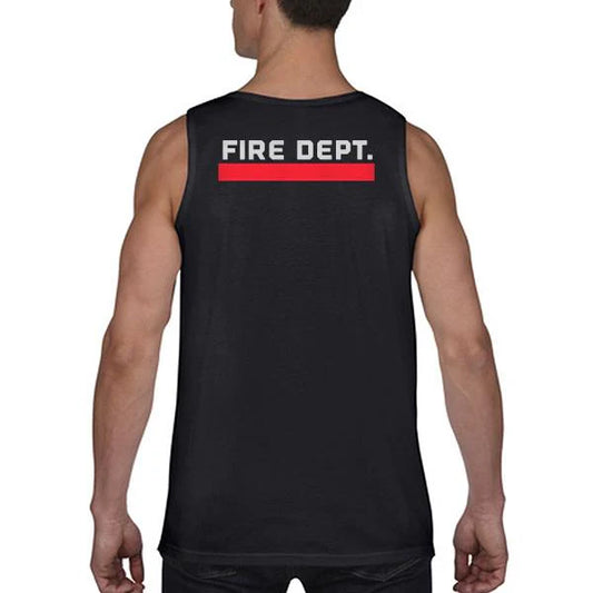 Tank -Fire Department Thin Red Line