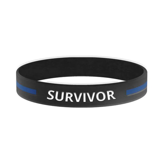 Survivor Thin Blue Line Bracelet