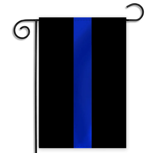 Thin Blue Line Garden Flag 12.5 x 8 inches