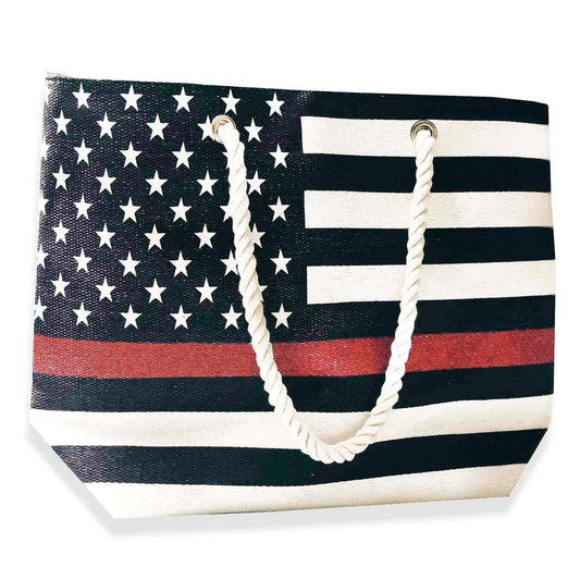 Thin Red Line- Beach Bag