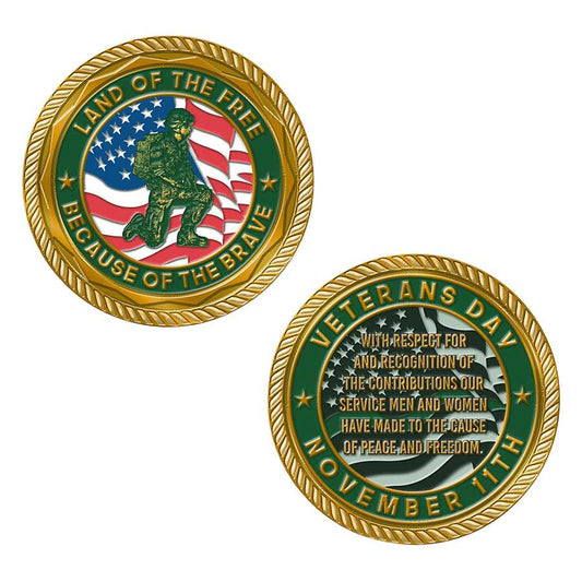 Thin Green Line Challenge Coin