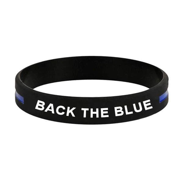 "Back the Blue" Silicone Bracelet - Interceptor Public Safety Products