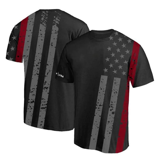 Dry Wicking Men's Shirt - Thin Red Line - Interceptor Public Safety Products