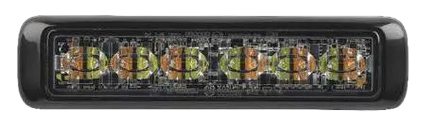 Federal Signal 600 Series Two Color Micropulse, Work Truck - Amber/White