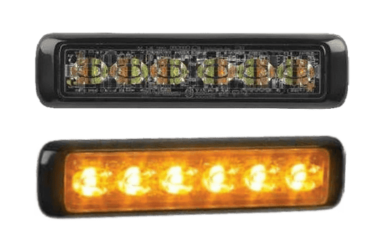Federal Signal 600 Series Two Color Micropulse, Work Truck - Amber/White - Interceptor Public Safety Products