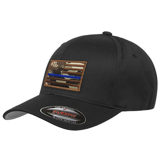 FlexFit Camo American Flag Hat - Interceptor Public Safety Products