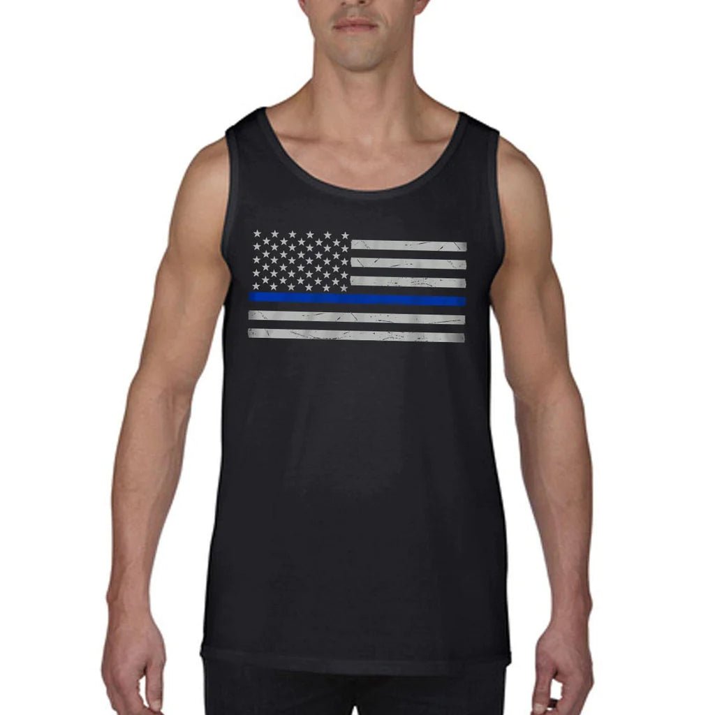 Men's Tank - Classic Thin Blue Line - Interceptor Public Safety Products