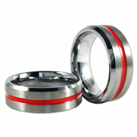 Men's Thin Red Line Ring - Interceptor Public Safety Products