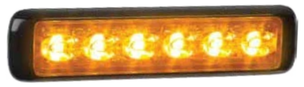 Federal Signal 600 Series Two Color Micropulse, Work Truck - Amber/White