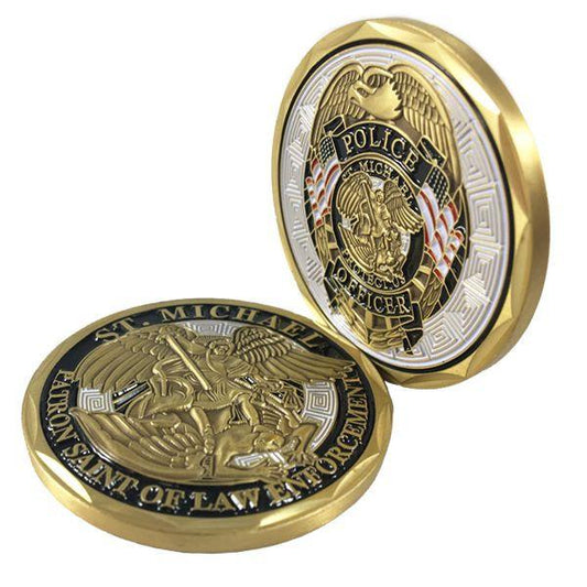 Saint Michael - Challenge Coin - Interceptor Public Safety Products