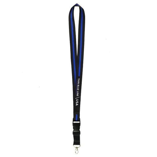 Thin Blue Line Classic - Lanyard - Interceptor Public Safety Products