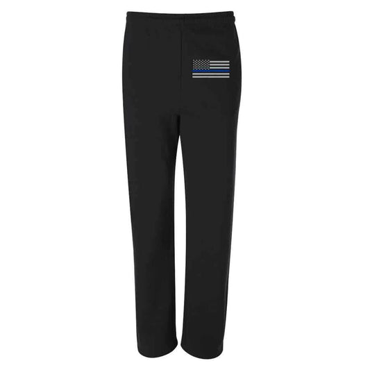 Thin Blue Line Flag Sweatpants - Interceptor Public Safety Products