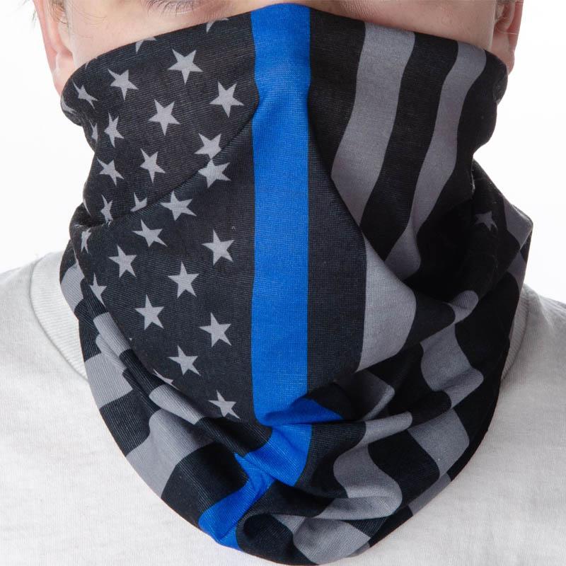 Thin Blue Line Gaiter/Mask - Interceptor Public Safety Products