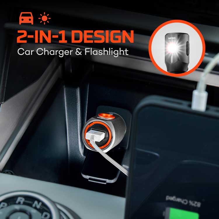 Transport 400 1 - in - 1 Car Charger - NEB - POC - 1006 - Interceptor Public Safety Products
