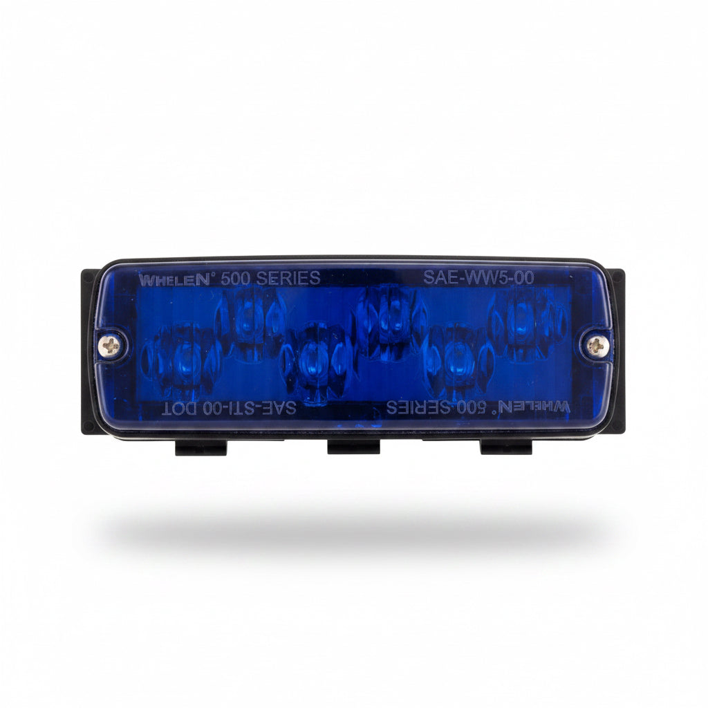 Whelen 500 Series TIR6 Blue Super - LED Blue - Lens - Interceptor Public Safety Products