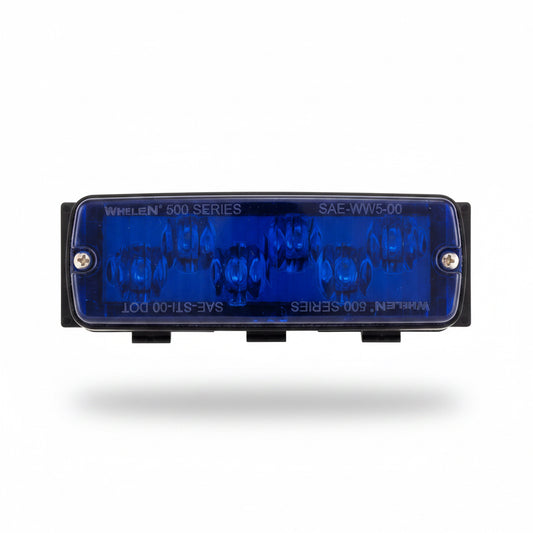 Whelen 500 Series TIR6 Blue Super - LED Blue - Lens - Interceptor Public Safety Products