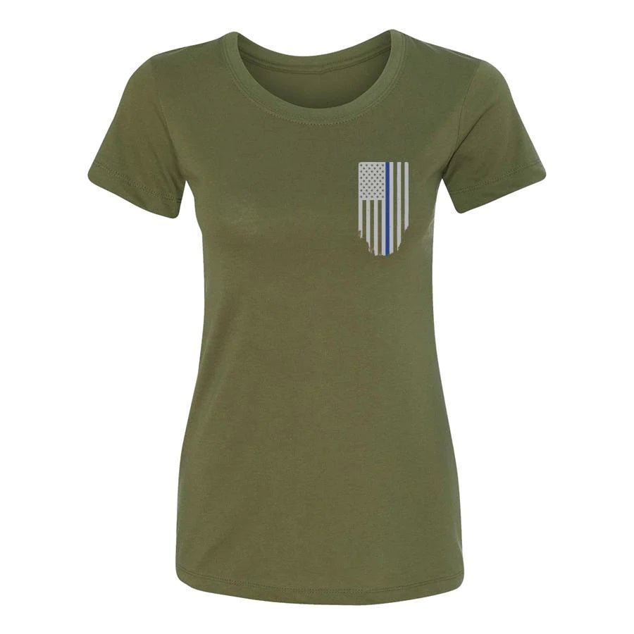 Women's Short Sleeve T-Shirt - Honor and Respect - Interceptor Public Safety Products